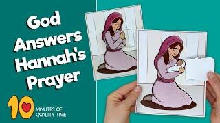 God answers Hannah’s prayer craft