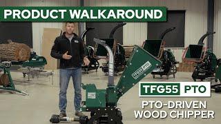 Woodland Mills TFG55 PTO Wood Chipper Product Walkaround