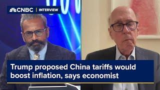 Stephen Roach says Trump's newly proposed China tariffs would 'most assuredly' boost inflation