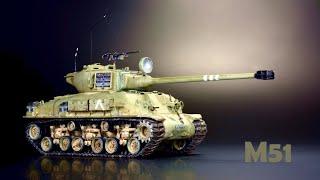 M51 Super Sherman - 1/72 - 3D Print - AVF Model