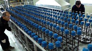 Amazing process of mass producing engine oil filters. Korean auto parts manufacturing factory