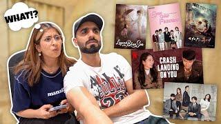 REACTING TO FAMOUS K-DRAMA TRAILERS | Mr.MNV | @unnatimalharkar