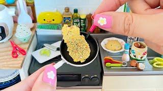 Re-Ment Mini kitchen Toys Fried rice ️ Miniature Cooking (ASMR)