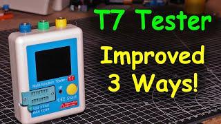 Uni-Byte 0174 - Three Awesome MODS for the T7 component TESTER! (transistor tester)