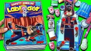 Sheriff Labrador Rescue Dobie | Make Quiet Book Sheriff Labrador️DIY Paper️Blind Box