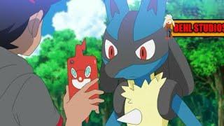 Ash's lucario's cute,cool and funny moments from pokemon journeys episode 76.