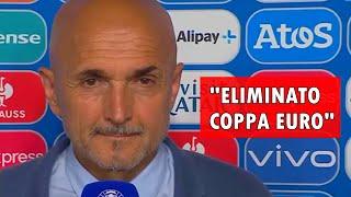 SPALLETTI REAGISCE ALL'ELIMINAZIONE SVIZZERA-ITALIA 2-0 EURO CUP 2024