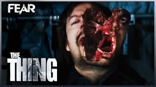 Split Face Scene | The Thing (2011) | Fear