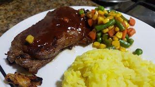 How to cook striploin steak in a pan? | Steak done in 12 minutes.
