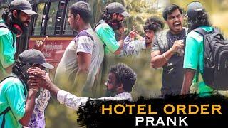 Hotel Order Prank In Public | Funny Moments | Chennai Atti |