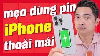 Đừng lo iPhone chai pin, cứ dùng thoải mái đi !!!