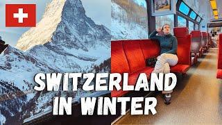 Switzerland in winter (no skiing ️ ): Lausanne, Zermatt, Lucerne & sledging in Grindelwald