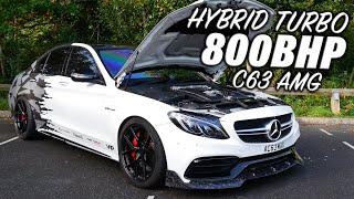 This 800BHP Biturbo C63 AMG is SAVAGE!