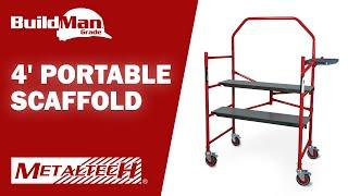 METALTECH BUILDMAN GRADE - 4' Portable Scaffolding