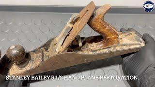 Stanley Bailey Hand Plane Restoration - 4K