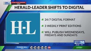 Lexington Herald-Leader announces changes to publication model