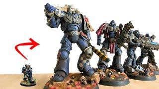 We made the WORLD'S BIGGEST 40k SPACE MARINE SQUAD!