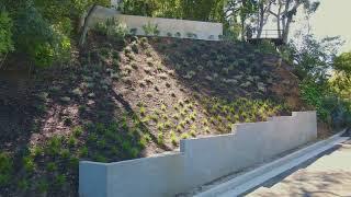 Two Retaining Walls Engineered and Built by Alpha Structural, Inc.