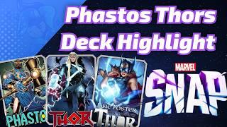 Phastos Thors 6-0 SWEEP Proving Grounds to Infinite Ticket | Marvel SNAP Deck Highlight & Gameplay