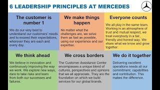 6 LEADERSHIP PRINCIPLES AT DAIMLER MERCEDES via Dr. Dieter Zetsche