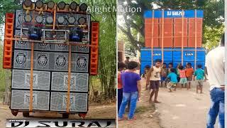 dj Suraj  bagodar boom bass  dj shashi cabinet VS dj sarzan cabinet