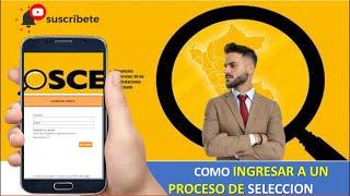 Como  ingresar a un proceso de Licitacion  SEACE #Contrataciones #BIENES #SERVICIOS Y #OBRAS  #MYPE