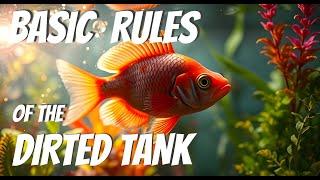 Basic Rules of NO Filter, No Water Change, No CO2. Dirted Tank. Low Tech Aquarium