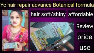 Yc hair repair advance Botanical formula"hair serum affordable"review price use #Azrasparlour