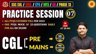 75 Days Live PYQS Mock Test Hard Challenge For SSC CGL 2024