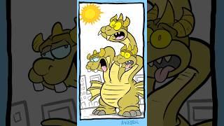 Lil ‘G’ Hot Daze #cartoon #godzilla