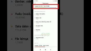 RUANG MEMORI PENUH? begini cara mengatasi ruang memori HP penuh Android | File Sampah Hilang #Shorts