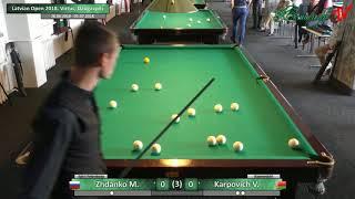 Latvian Open 2018. Zhdanko M. - Karpovich V.