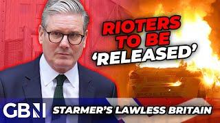 The IRONY: Rioters could be RELEASED from prison as tough-talking Keir's prison scheme BACKFIRES