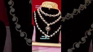 Necklace designs gold look jewellery #coveringjewel @jeeva raj creations தமிழ்