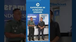 Kunjungan Silaturahmi Kapendam IM yang Baru ke Kantor Harian Serambi Indonesia