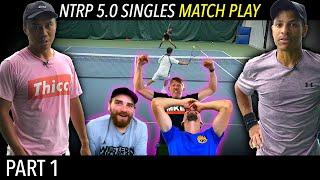 NTRP 5.0 Singles Match (Mark Sansait vs Dill Plays) - Part 1