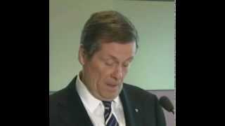 Mayor Tory on getting money for housing