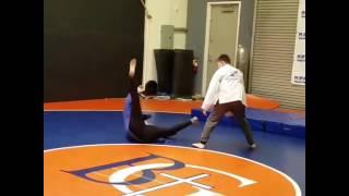 Ronda Rousey Gets Dropped By A Kid