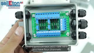 How to wire a junction box from Selleton Scales