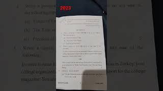 B.A 4th sem pu english  paper 2023