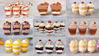 9 simple and quick no bake dessert cup ideas anyone can make! Easy and Yummy