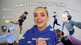 how i got better at running | *slow runner* ‍️ training tips  | sub 25 min 5 km | conagh kathleen