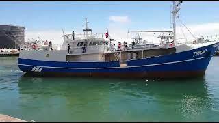 MV Timor refitted @ Capetown as surface longline vessel (part 2).