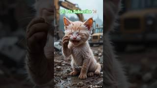 Poor pink fluffy kitten gets teased by friends part 1 #dvn99