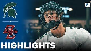 Michigan State vs Boston College | NCAA College Hockey | Highlights - October 12, 2024