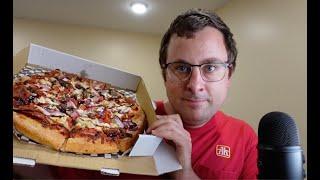 ASMR Eating a veggie pizza, no talking