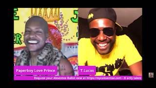 T.Lucas performance on Paperboy the prince show