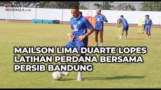 MAILSON LIMA MENGAKU TIDAK ADA KENDALA CUACA ATAU FISIK  DI LATIHAN PERDANA BERSAMA PERSIB BANDUNG