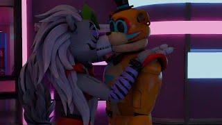 Roxy kisses Freddy [Freddy X Roxy Ship] FNaF Blender