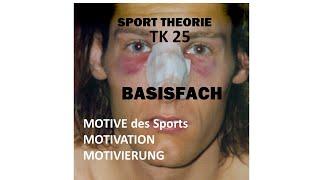 Sport Theorie Basisfach TK 25 Motivation